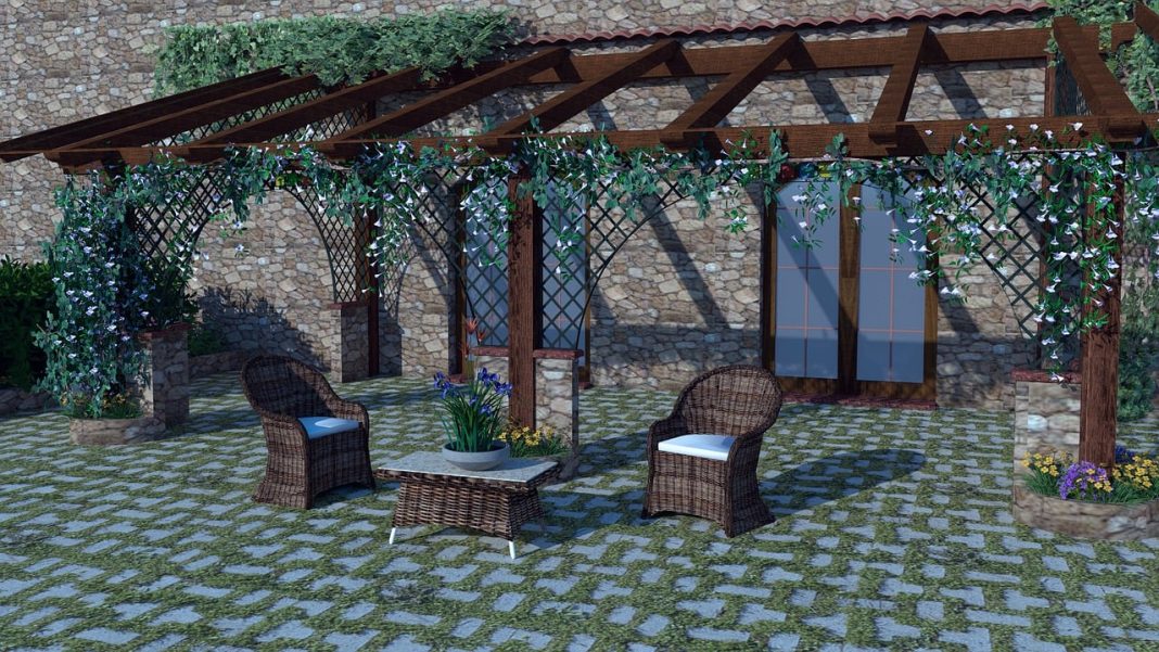pergola en bois sur mesure
