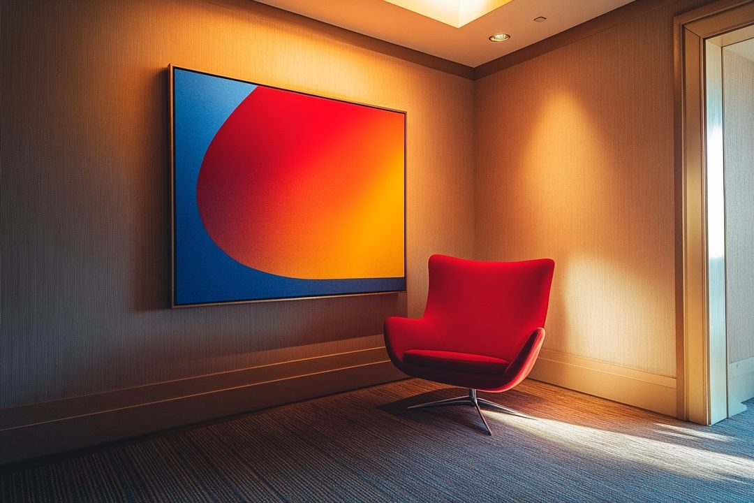 Peintures audacieuses et colorées