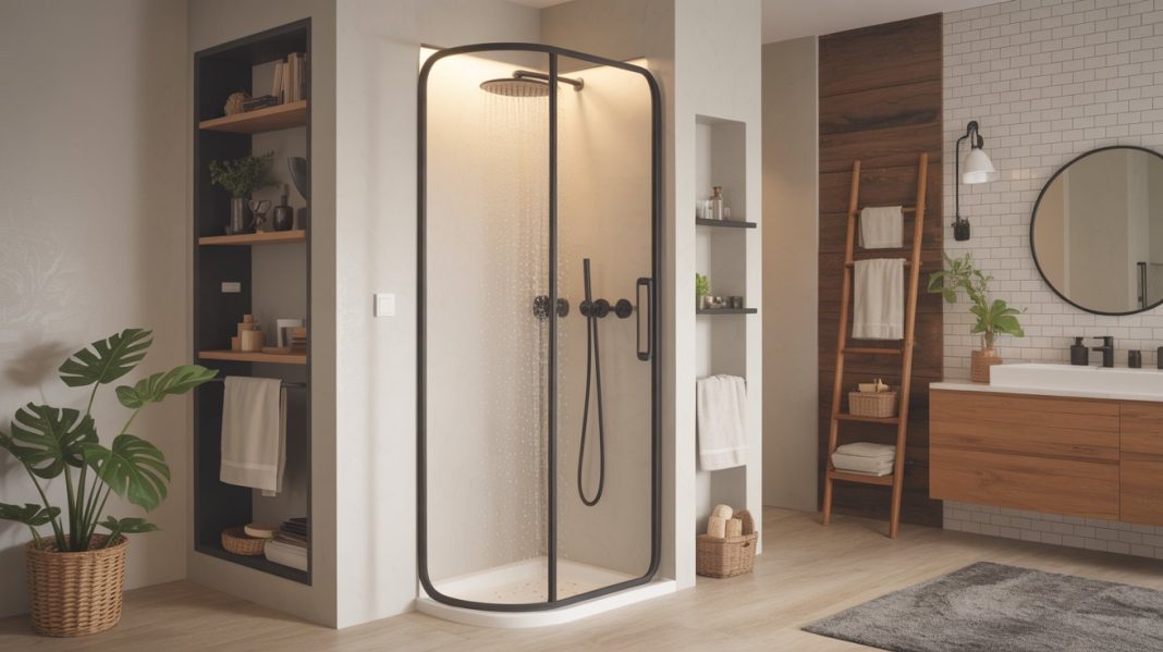 Porte de douche pliante : gagner de la place sans renoncer au confort